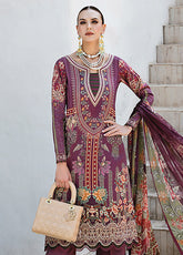 Gulaal Embroidered Lawn Unstitched 3 Piece Suit - 04